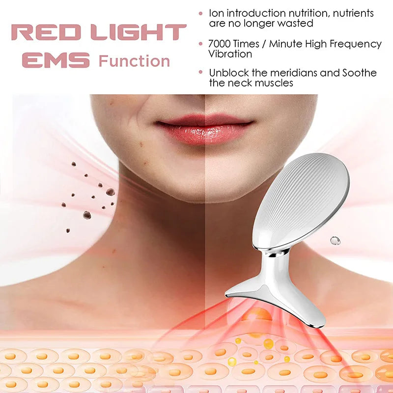 Neck Facial Lifting Device Skin Tightening Anti Wrinkle EMS Microcurrent Face Massager Double Chin Remover Skin Care Beauty Tool