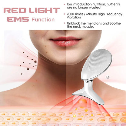 Neck Facial Lifting Device Skin Tightening Anti Wrinkle EMS Microcurrent Face Massager Double Chin Remover Skin Care Beauty Tool