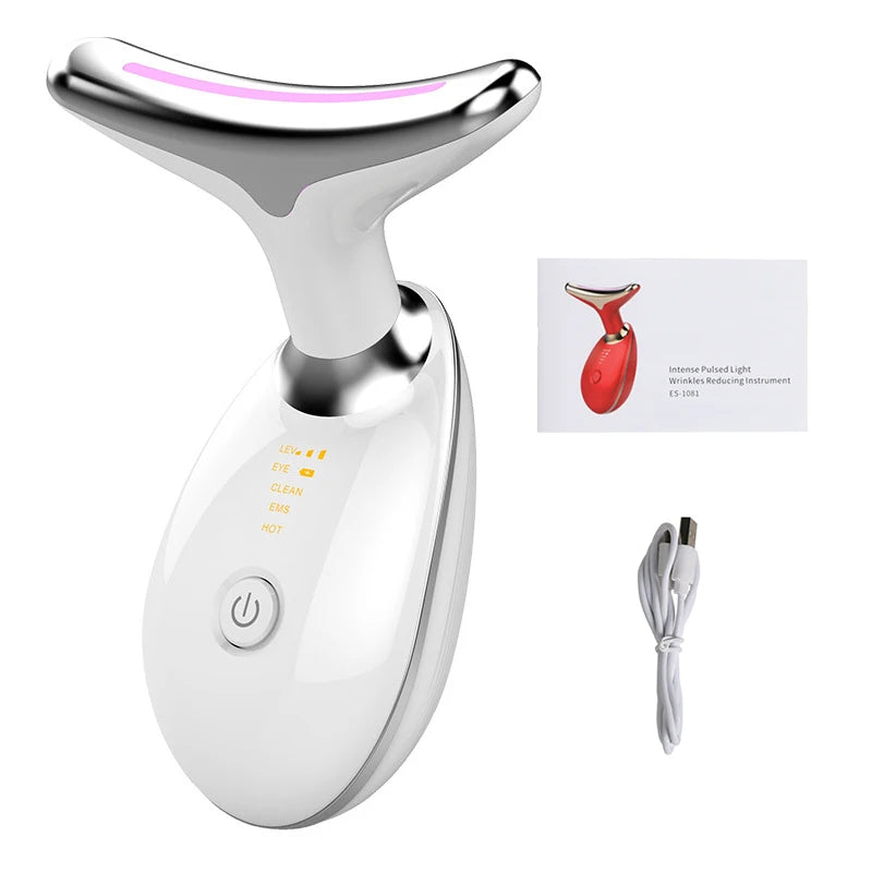 Neck Facial Lifting Device Skin Tightening Anti Wrinkle EMS Microcurrent Face Massager Double Chin Remover Skin Care Beauty Tool